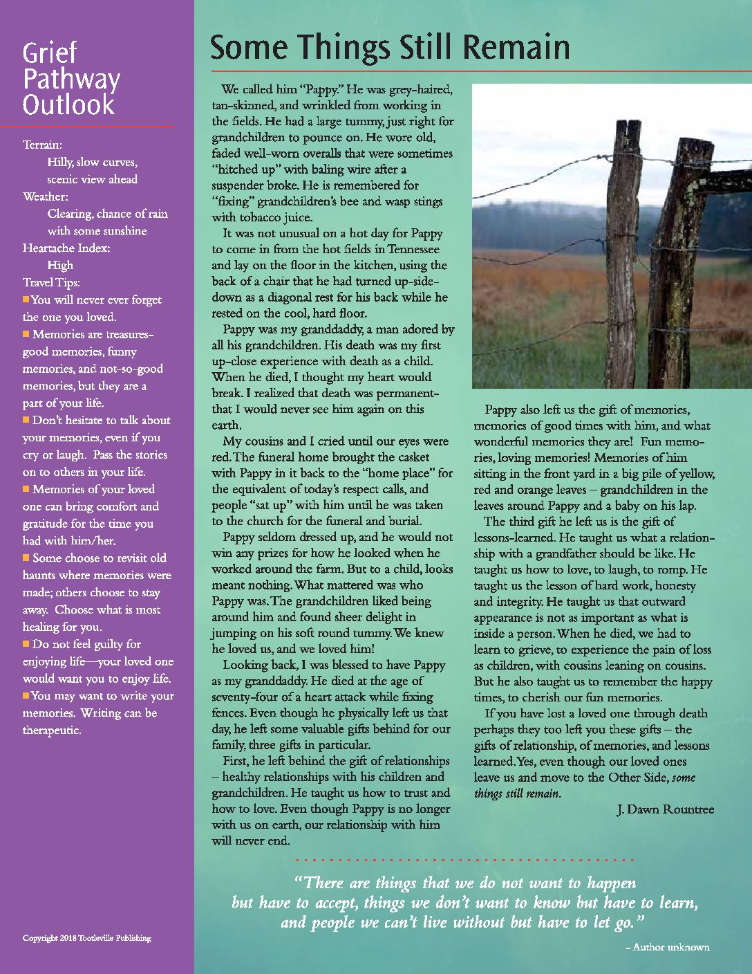 Pathways – No. 5 “Memories” (Pack of 100)