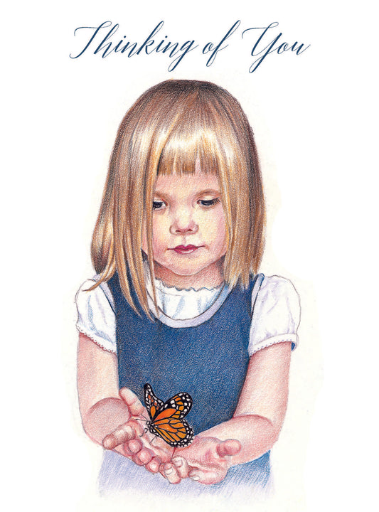 Butterfly “Thinking of You” Greeting Card