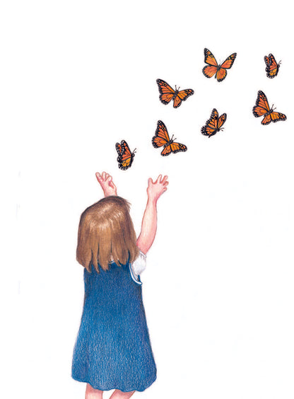 Butterfly “Thinking of You” Greeting Card